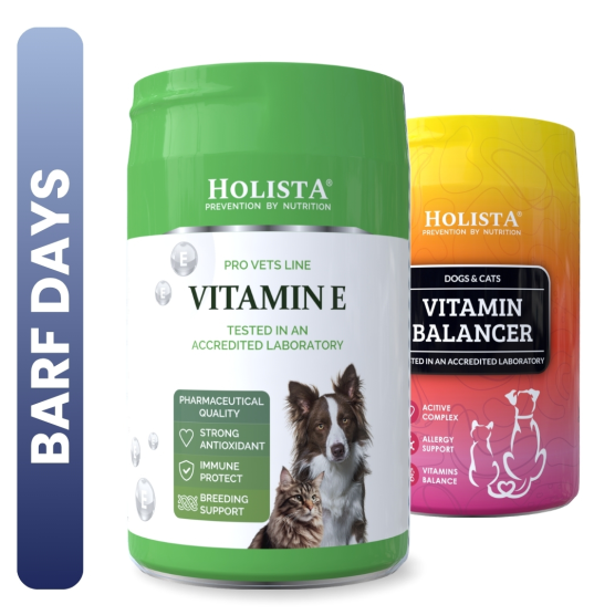 Vitamin Balancer 200g + Witamina E dla psa i kota 200g 40% TANIEJ
