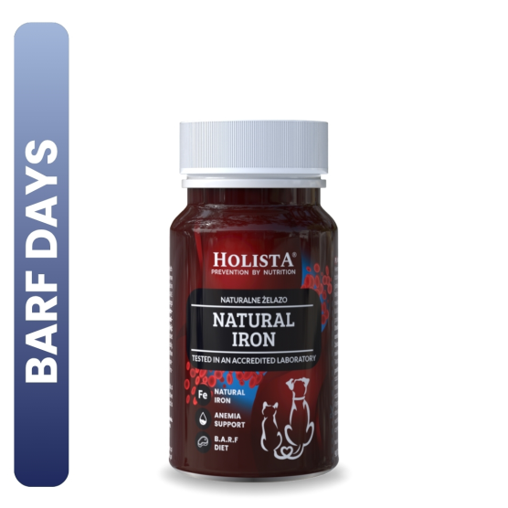 Naturalne żelazo dla psa i kota 90 tabletek 20% TANIEJ