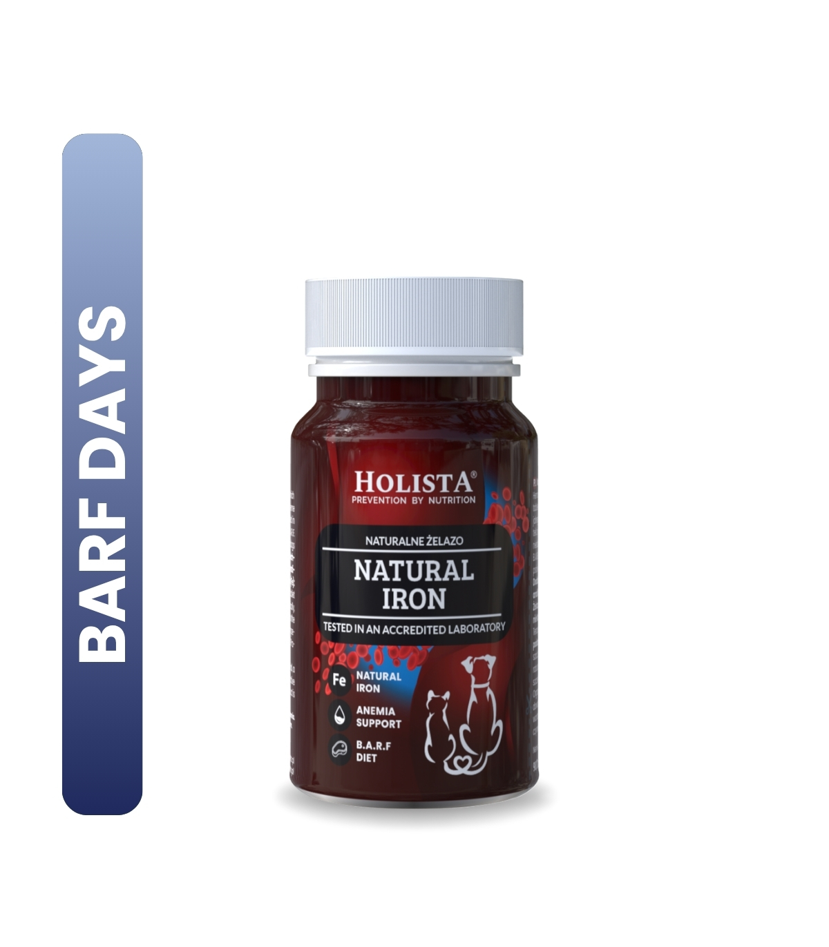 Naturalne żelazo dla psa i kota 90 tabletek 20% TANIEJ