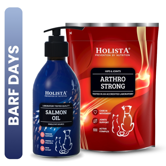 Arthro Strong 600g + Olej z łososia dla psa i kota 250ml 35% TANIEJ