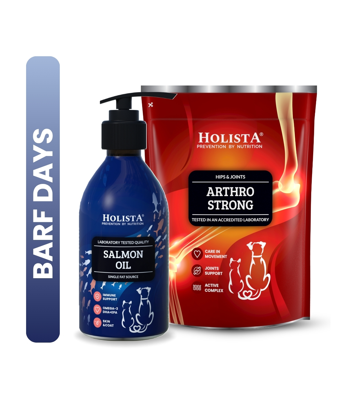 Arthro Strong 600g + Olej z łososia dla psa i kota 250ml 35% TANIEJ