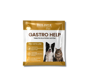 Gastro Help 1 tabletka - łagodzi dyskomfort trawienny psów i kotów