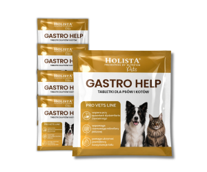 Gastro Help 4+1 tabletka GRATIS - łagodzi dyskomfort trawienny psów i kotów