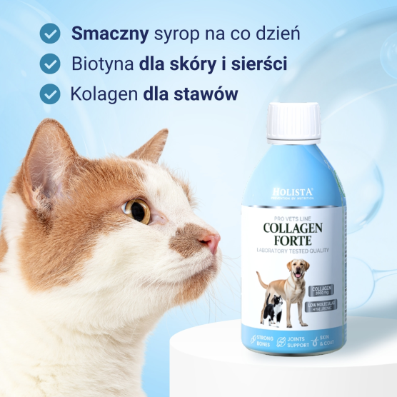 Kolagen w płynie dla psa i kota Collagen Forte 1000ml