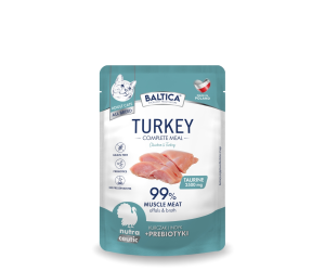 Karma mokra kurczak z indykiem dla kota 100g - Baltica Nutraceutic