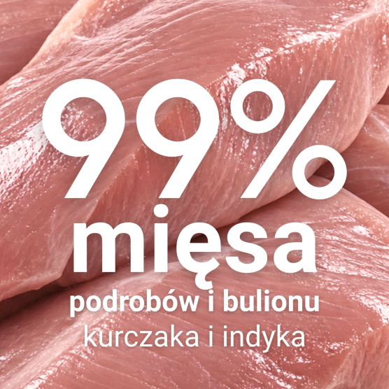 Karma mokra kurczak z indykiem dla kota 100g - Baltica Nutraceutic