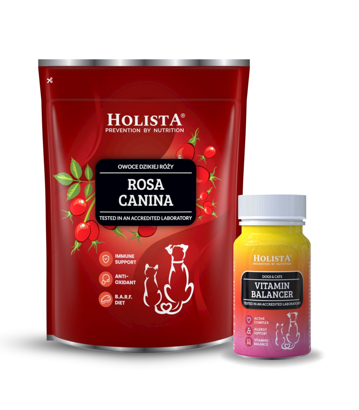 Owoc dzikiej róży dla psa i kota 500g - Holista Pets