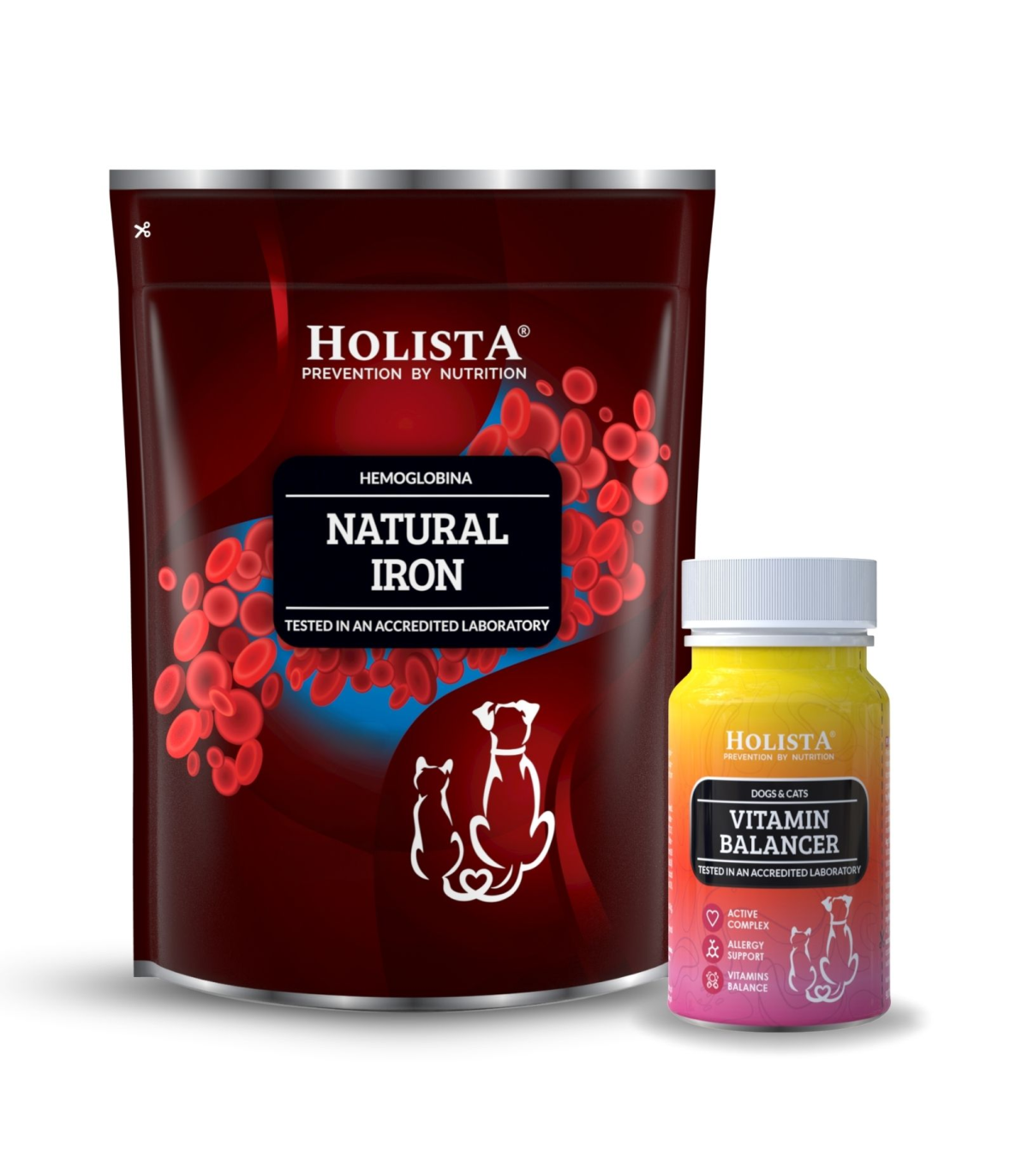 Naturalne żelazo dla psa i kota 600g - Hemoglobina wieprzowa -  Holista Pets