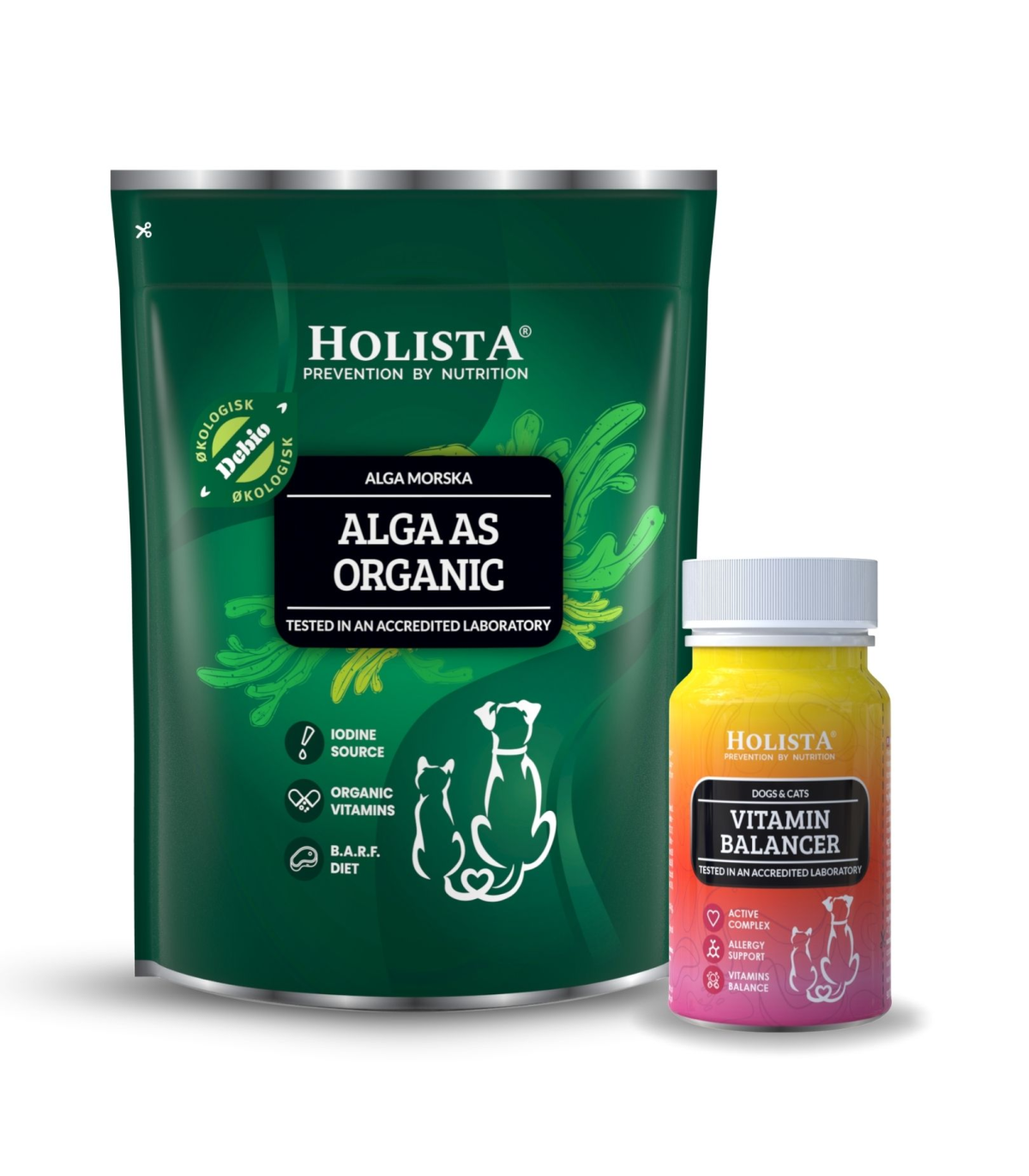 Alga dla psa i kota 1000g - Naturalna mączka - Holista Pets
